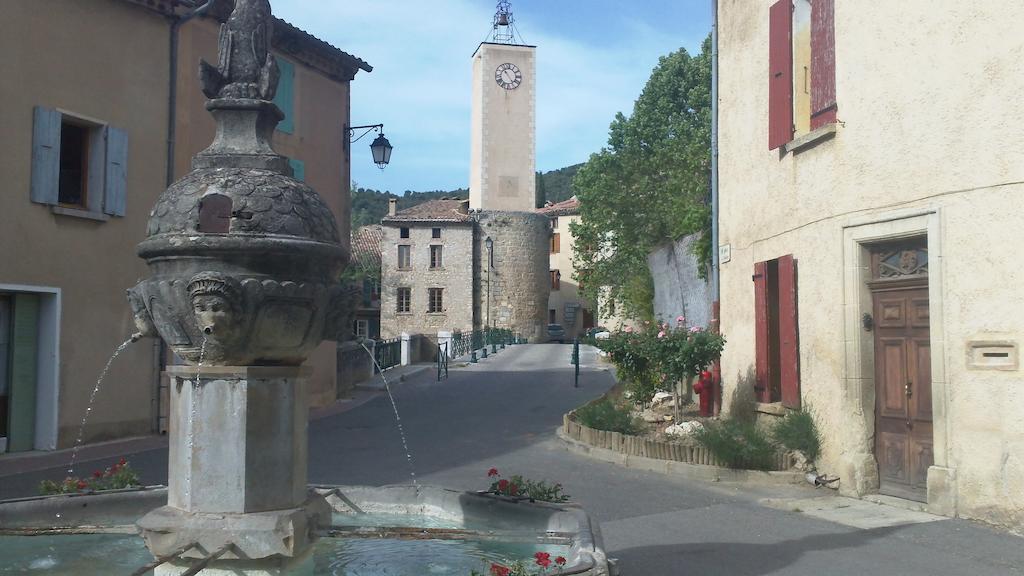 L'Aubepine Villa Mollans-sur-Ouvèze Rum bild